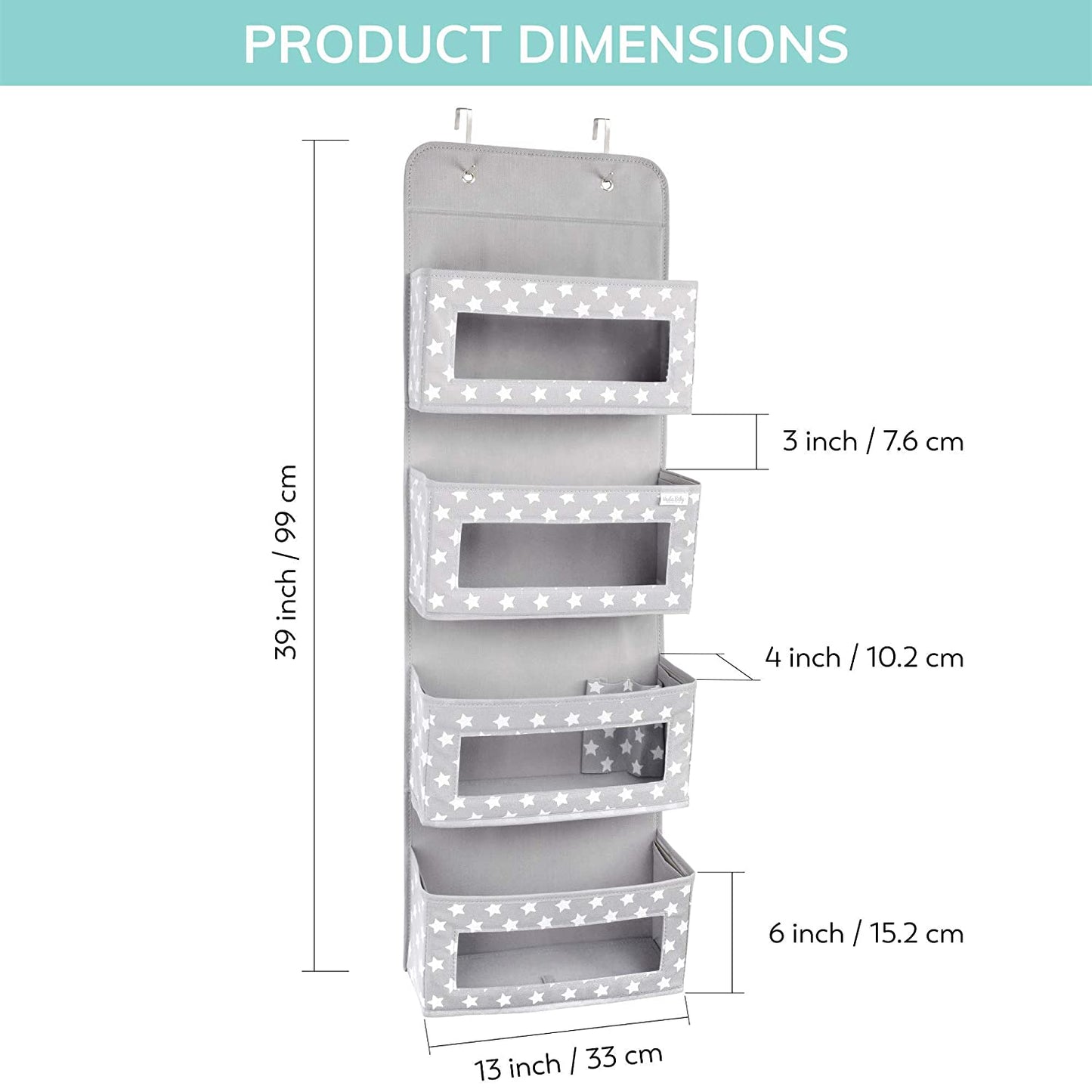 Nursery Over the Door Hanging Organizer