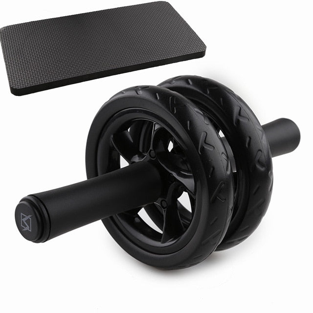 No Grit, All Gain: Non-slip Dual-wheel Ab Roller for Intensive Core Workouts